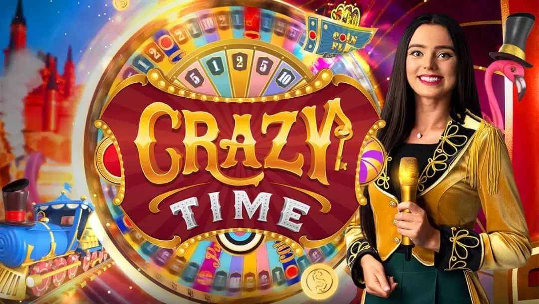 Crazy Time - główna runda bonusowa z czterema kolami